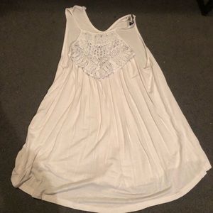 White High Neck Tank Top